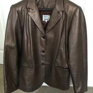 Bronze Leather Jacket